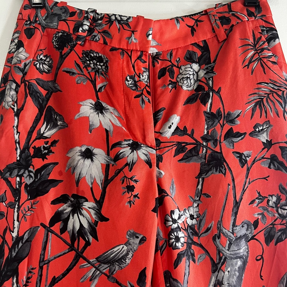 Jcrew Silk Jungle Pants